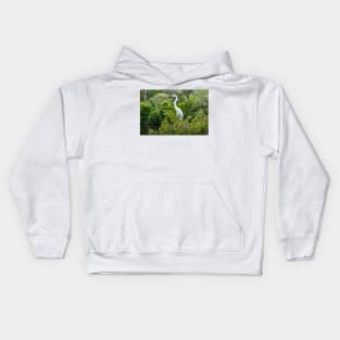 The Kings Great Egret of  Gatorland Kids Hoodie